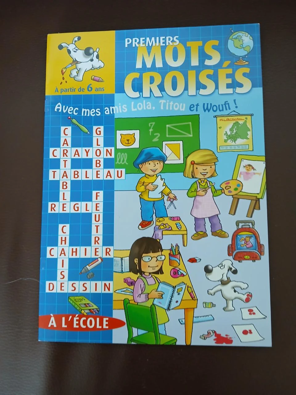 cahier premiers mots croises des 6 ans